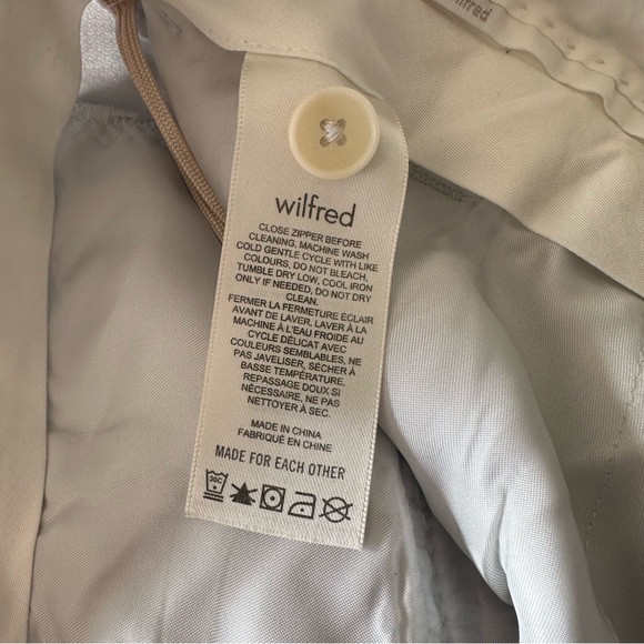 Aritzia Wilfred Effortless Cropped Wide Leg Pant - Picture 7 of 9